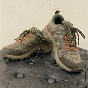 Boy’s Gray and Orange Hiking Shoes